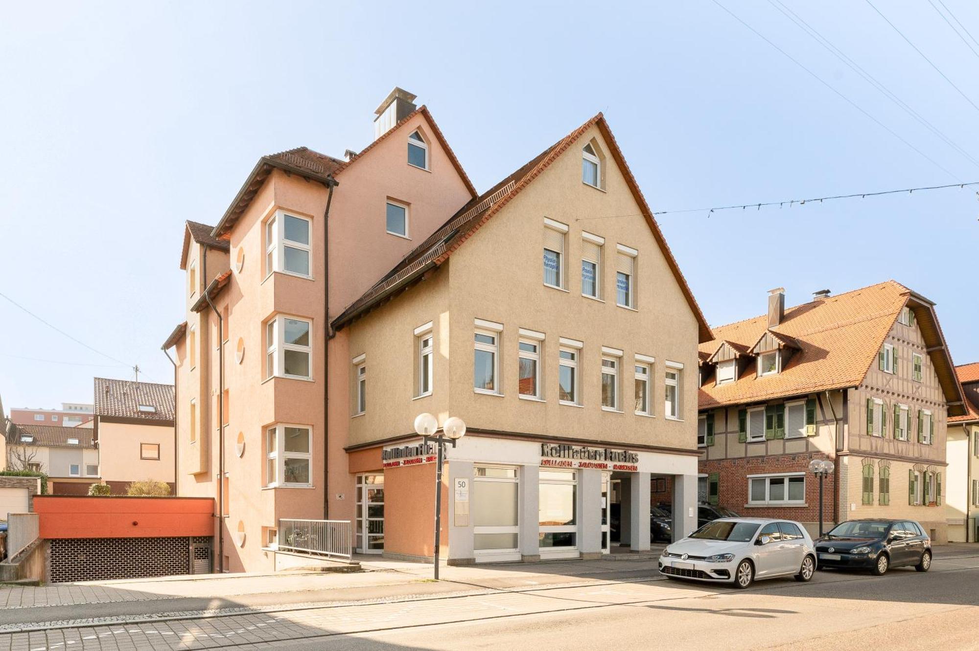 Helle Zentrumsnahe Familienfreundliche Ferienwohnung Fellbach Bagian luar foto