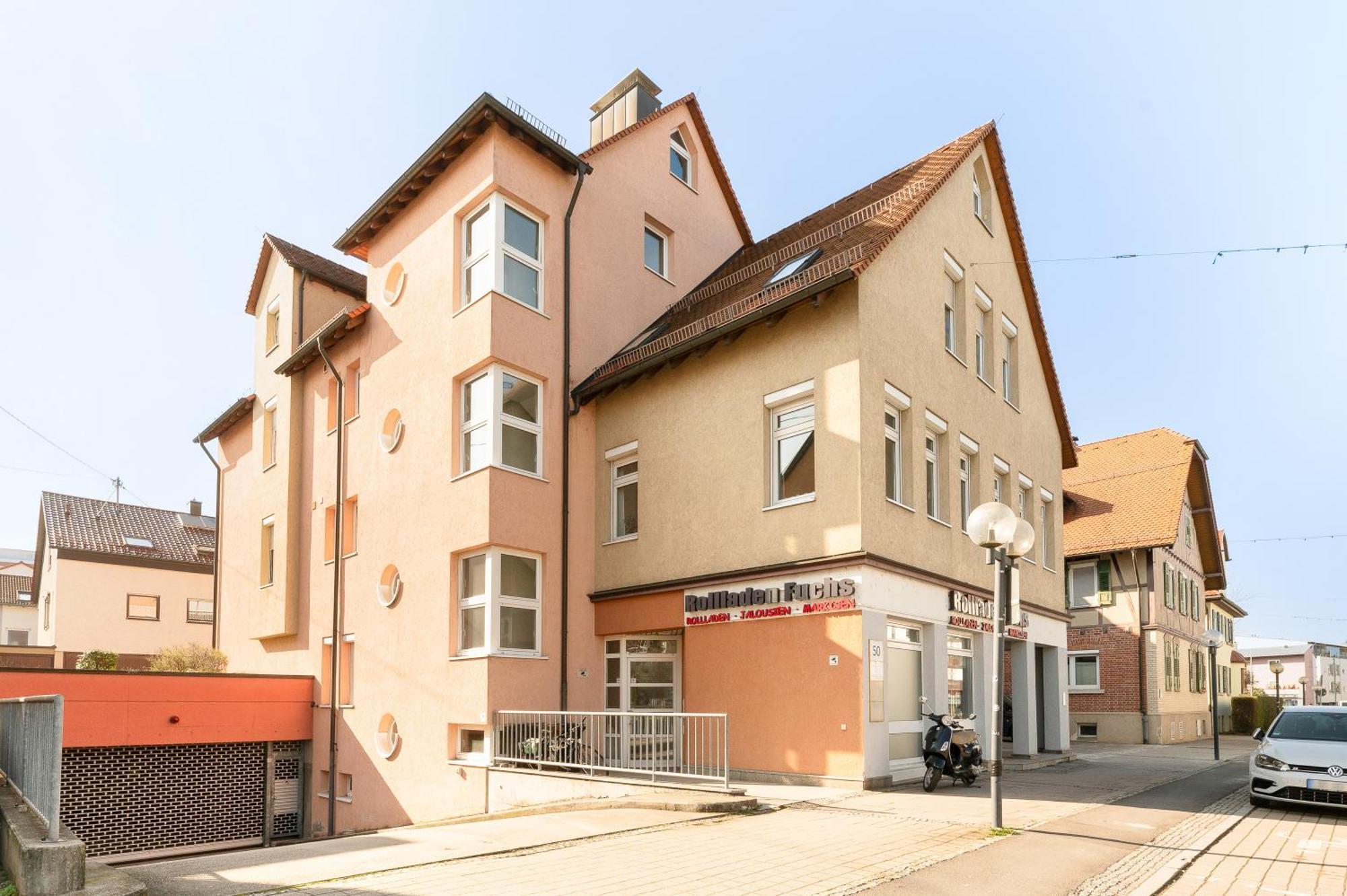 Helle Zentrumsnahe Familienfreundliche Ferienwohnung Fellbach Bagian luar foto